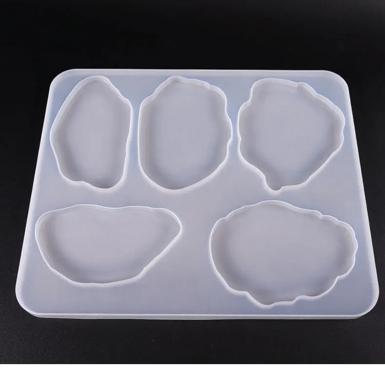 Irregular Cup Tray UV Resin Epoxy Mold Silicone Craft Supplies