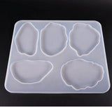 Irregular Cup Tray UV Resin Epoxy Mold Silicone Craft Supplies