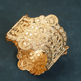 Irregular Women Bangles Wedding Jewelry Plated Cuff Bracelet