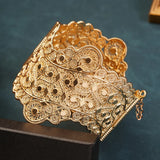 Irregular Women Bangles Wedding Jewelry Plated Cuff Bracelet