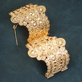 Irregular Women Bangles Wedding Jewelry Plated Cuff Bracelet