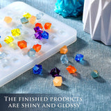 Irregular Diamond Silicone Mold 60 Grid Ice Cube Mould DIY Crystal UV Epoxy