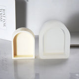 Irregular Door Frame Concrete Cement Silicone Mold DIY Candle Ornaments Decor