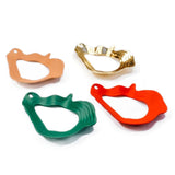 Wave Circle Loop Metal Pendant Earring Necklace Charms 6pcs
