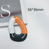 Irregular Eardrop Resin Plastic Flat Back DIY Material Pendant Necklace Charms