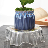 DIY Irregular Flower Pot Shelf Tray Epoxy Resin Mold Silicone Mould