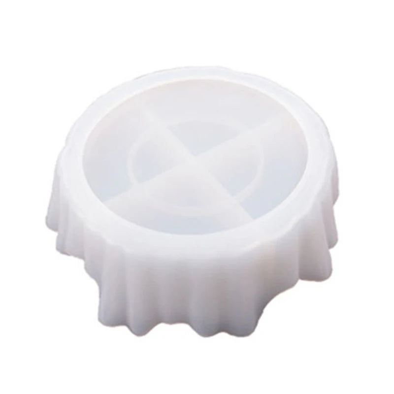 DIY Irregular Flower Pot Shelf Tray Epoxy Resin Mold Silicone Mould