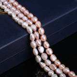 Irregular Freshwater Pearl Loose Beads 8-9 Mm DIY Bracelet Earring Necklace