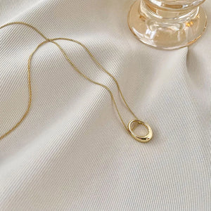Irregular Geometric Circle Collarbone Chain Necklace Women Choker