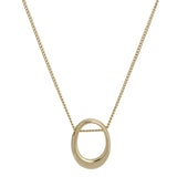 Irregular Geometric Circle Collarbone Chain Necklace Women Choker