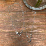 925 Silver U Shape Horseshoe Pendant Necklace Graduation Gift
