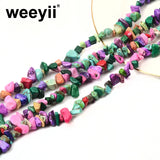 Colorful Natural Gravel Precious Stone Beads 5~8mm for DIY Bracelet