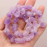 Natural Amethysts Irregular Gravel Stone Beads for Jewelry Making 3x5-4x6mm