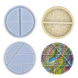 Irregular Grids Storage Tray Epoxy Resin Mold for Jewelry Coaster DIY Gift