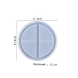 Irregular Grids Storage Tray Epoxy Resin Mold for Jewelry Coaster DIY Gift