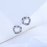 Hollow Circle Charm Bracelet 925 Silver Women Jewelry Party Gift
