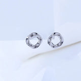 Hollow Circle Charm Bracelet 925 Silver Women Jewelry Party Gift