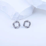 Hollow Circle Charm Bracelet 925 Silver Women Jewelry Party Gift