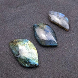 Irregular Labradorite Non-porous Spectrolite Stone Handle Pieces