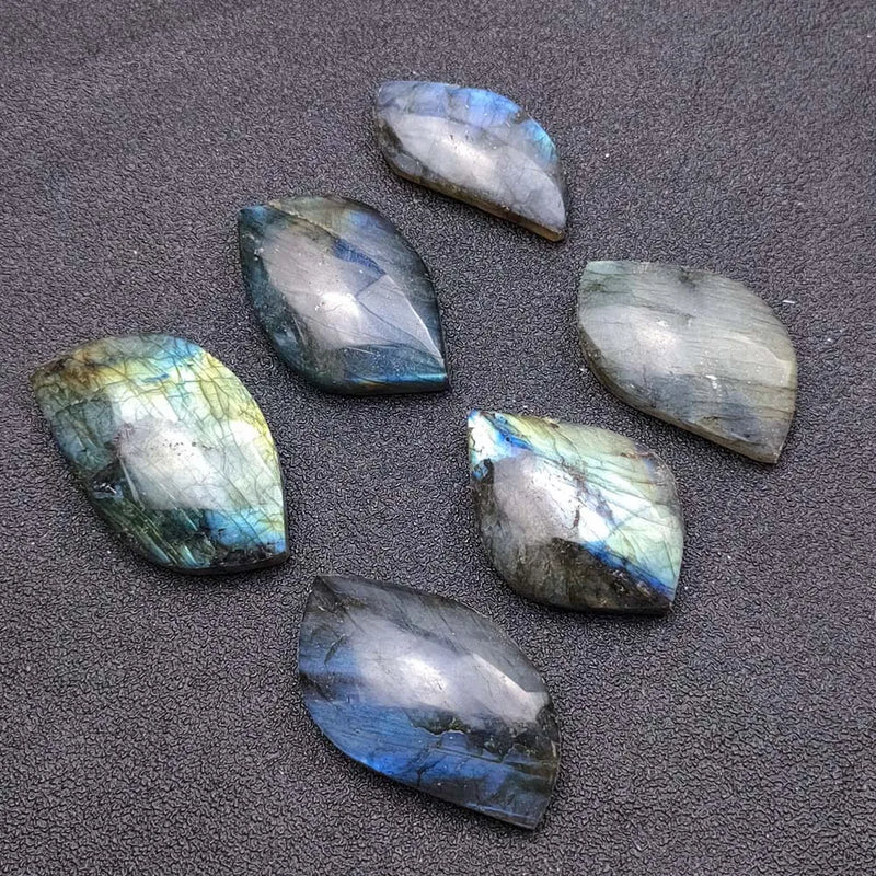 Irregular Labradorite Non-porous Spectrolite Stone Handle Pieces