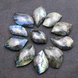 Irregular Labradorite Non-porous Spectrolite Stone Handle Pieces