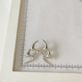 Irregular Metal Earrings European American Style Long Earrings