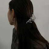 Vintage Metal Liquid Hair Claw Hair Clip Headband Sweet Girl Hair Access