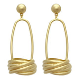 Metal Pendant Earrings European American Style Stud Earrings
