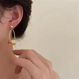 Metal Pendant Earrings European American Style Stud Earrings