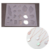Irregular Crystal Epoxy Pendant Resin Mold Necklace Pendants