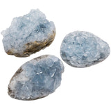 Natural Celestite Geode Cluster Healing Crystal Stone for Home Decoration