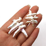 Irregular Baroque Freshwater Pearl Jewelry for DIY
