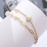 Baroque Freshwater Pearl Bracelet for Women, Lucky Cuff