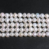 Irreg. Natural Freshwater Pearl Beads DIY Craft Jewelry 15in