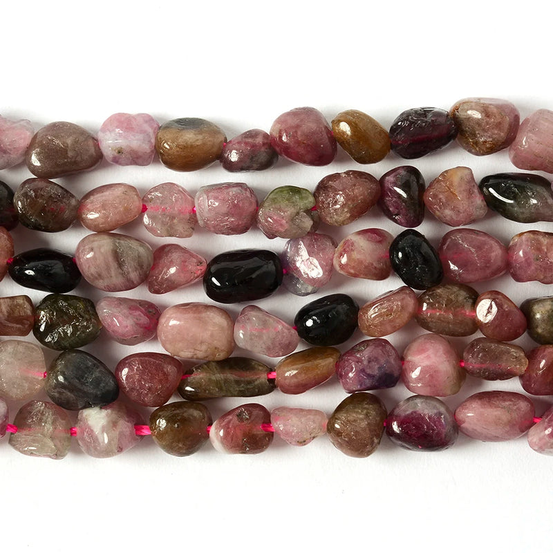 Natural Stone Beads Tiger Eye Agates Tourmaline Crystal Beads