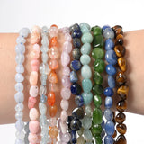 Natural Stone Beads Tiger Eye Agates Tourmaline Crystal Beads