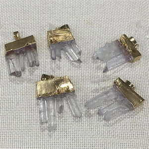 Irregular Fluorite Necklace Pendant Reiki Healing Chakra Jewelry