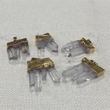 Irregular Fluorite Necklace Pendant Reiki Healing Chakra Jewelry