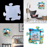 Puzzle Photo Frame Ornaments Silicone Molds for Epoxy Resin DIY Craft