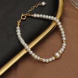 Natural Baroque Pearls Bracelet Small Beads Freshwater Pearl Jewelry