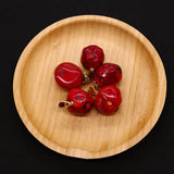 Red Coral and Sea Bamboo Pendants for DIY Jewelry Making