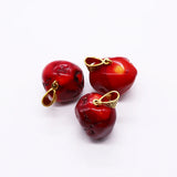 Red Coral and Sea Bamboo Pendants for DIY Jewelry Making