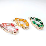 Retro Metal Eardrop Pendant Charms Jewelry 4pcs