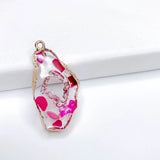 Retro Metal Eardrop Pendant Charms Jewelry 4pcs