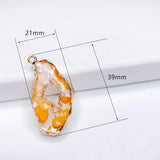 Retro Metal Eardrop Pendant Charms Jewelry 4pcs