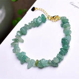 Rose Quartz Apatite Bracelet Natural Stone Crystal for Women Pink Spar