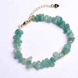 Rose Quartz Apatite Bracelet Natural Stone Crystal for Women Pink Spar