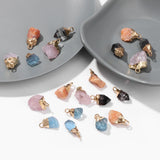 Irregular Rough Stone Pendant Natural Crystal Agates Pendants DIY Jewelry