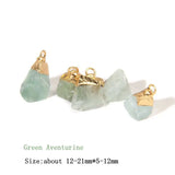 Irregular Rough Stone Pendant Natural Crystal Agates Pendants DIY Jewelry