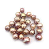 Irregular Round Beads Pearl Necklace for Jewelry Making DIY